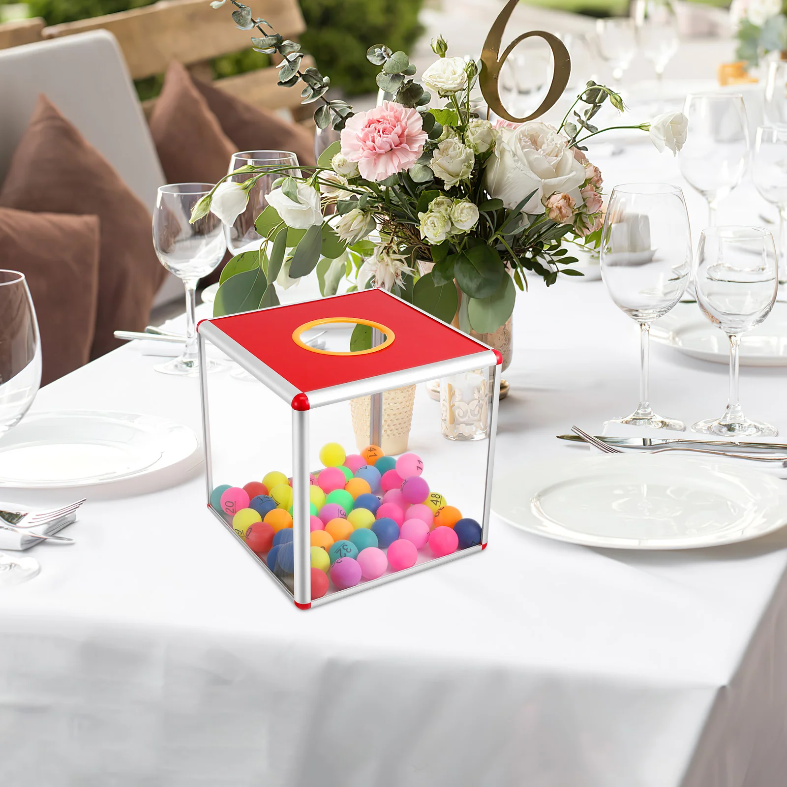 Лотерейный ящик лотерейные коробки металлический алюминиевый сплав контейнер