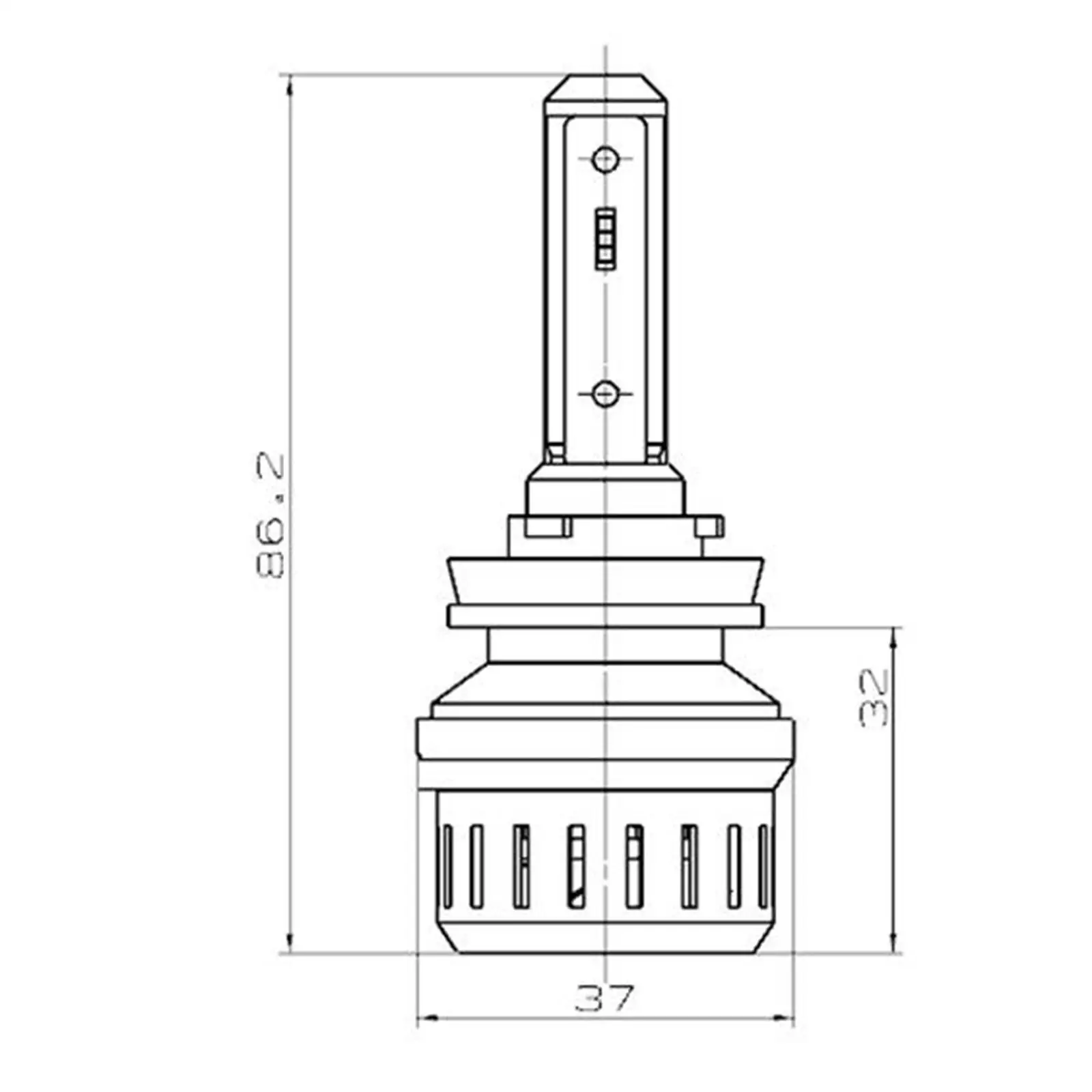 Автомобильные грузовики H11/H8/H9 лампы для фар головного света ближнего