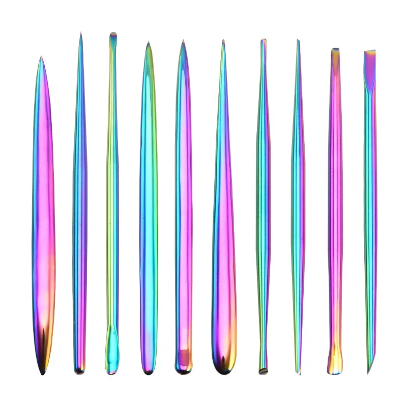 Аксессуары для металлической глины «сделай сам», украшение для теста, резьба, керамика, инструменты для полимерных скульптур (Цвет: многоцветный, серебристый и черный)