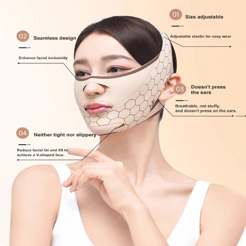 V Face Sculpting V-Line Формирующая повязка для лица Маска Улучшение замороженных линий