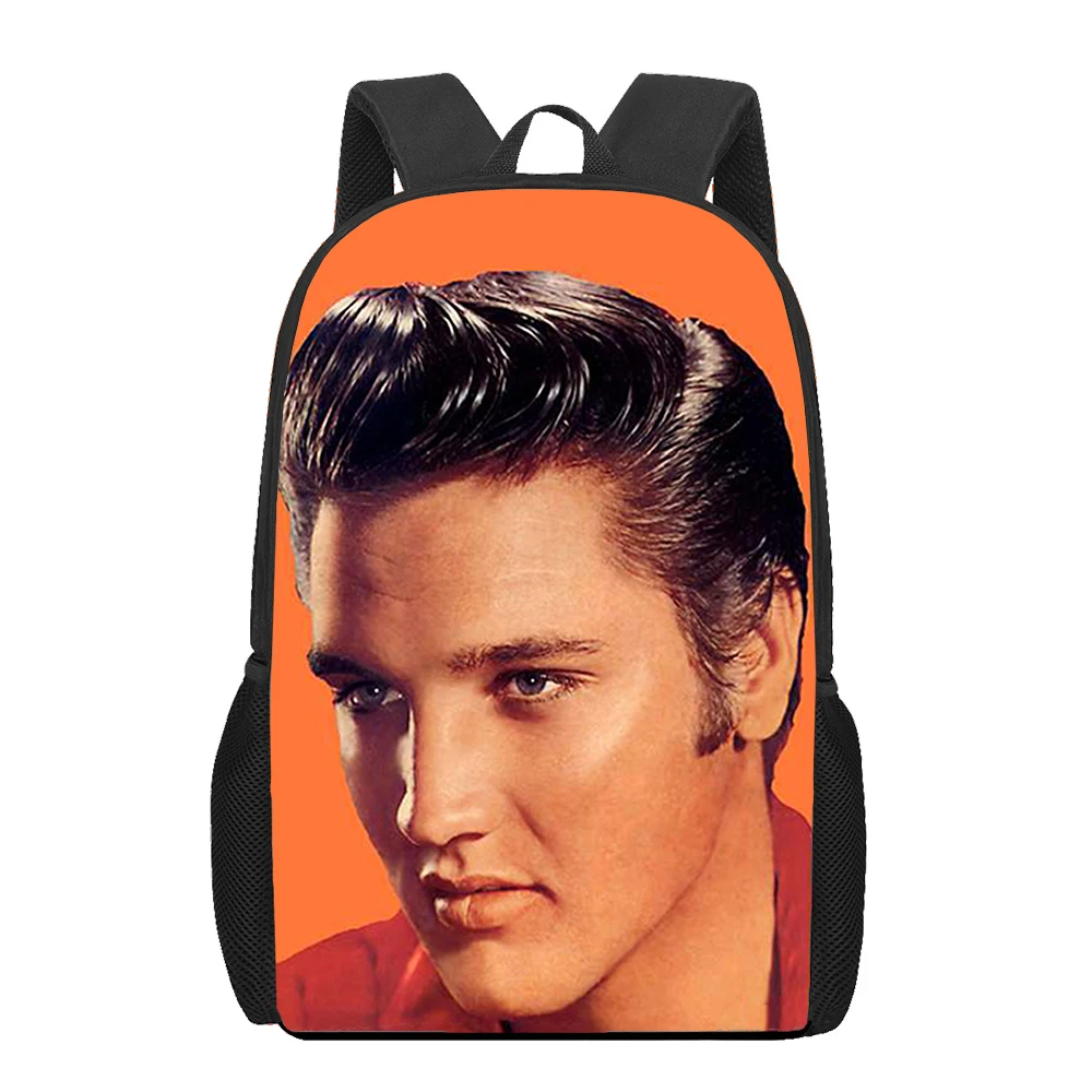 Elvis Presley 3D Print Backpacks For Girls Boys Children School Bags Orthopedic Backpack Kids Book Bag Knapsack