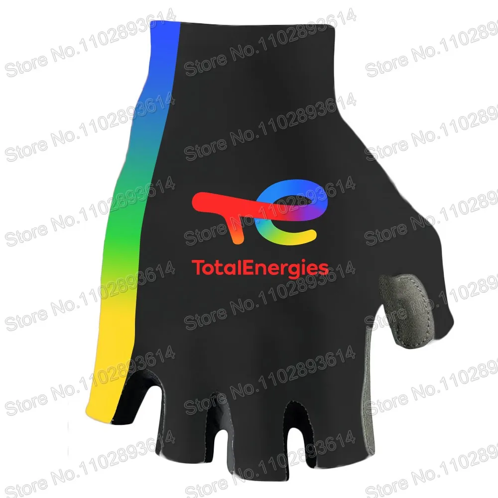 

2023 Total new Energies Cycling Gloves Peter Sagan Bike Jersey Slovakia Champion Half Finger Road Gel Bicycle Glove MTB Gants