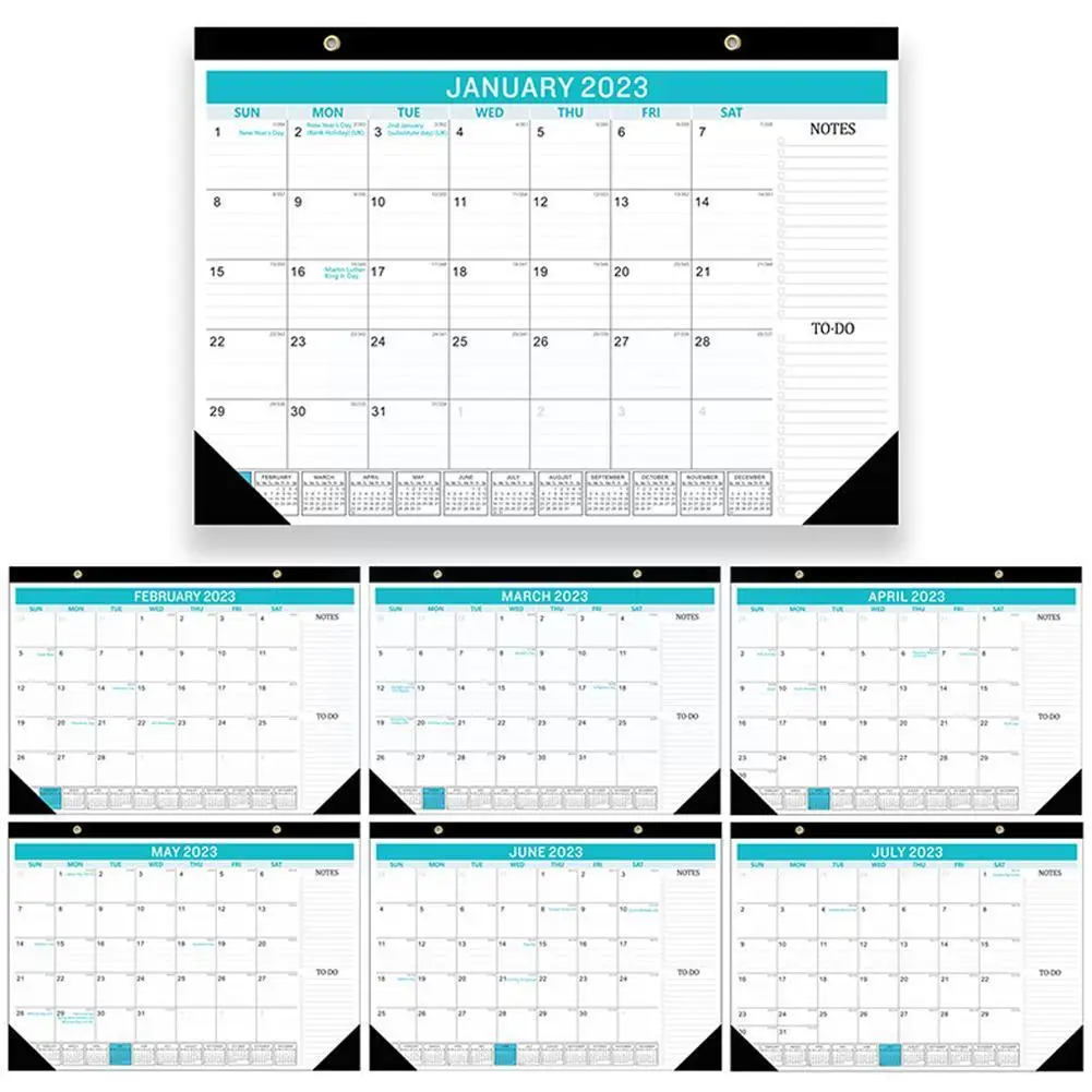 

Ежедневный Органайзер, настенный календарь, счетный ежемесячный планировщик, стол 2023, июнь, офис 2022 года-календарь на 1 января, записная книж...