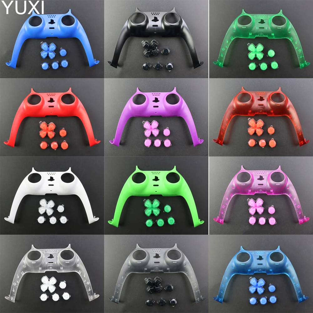 

1Set Decorative Strip For PS5 Controller Joystick Handle Decoration Shell Cover For PS5 Controller Custom ABXY Buttons Dpad Mod