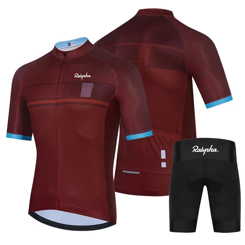 Комплект мужской велосипедной одежды ralvpha дышащая майка с коротким рукавом