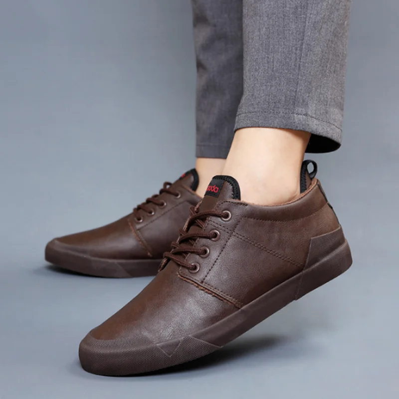 

Мужские ботильоны, зимние теплые ботинки из искусственного плюша, Мужская трендовая удобная обувь для мужчин, зимние кроссовки на плоской подошве, размер 38-46