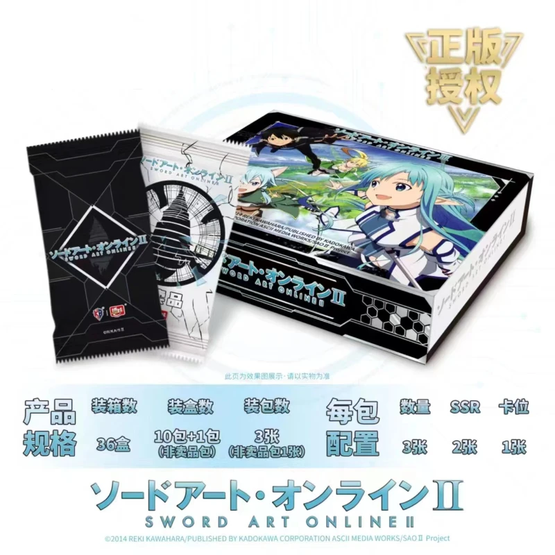 

Оригинальный меч искусство онлайн популярный аниме охватывающий Kirito Asuna коллекция персонажей коробка для карт детские игрушки подарок на день рождения