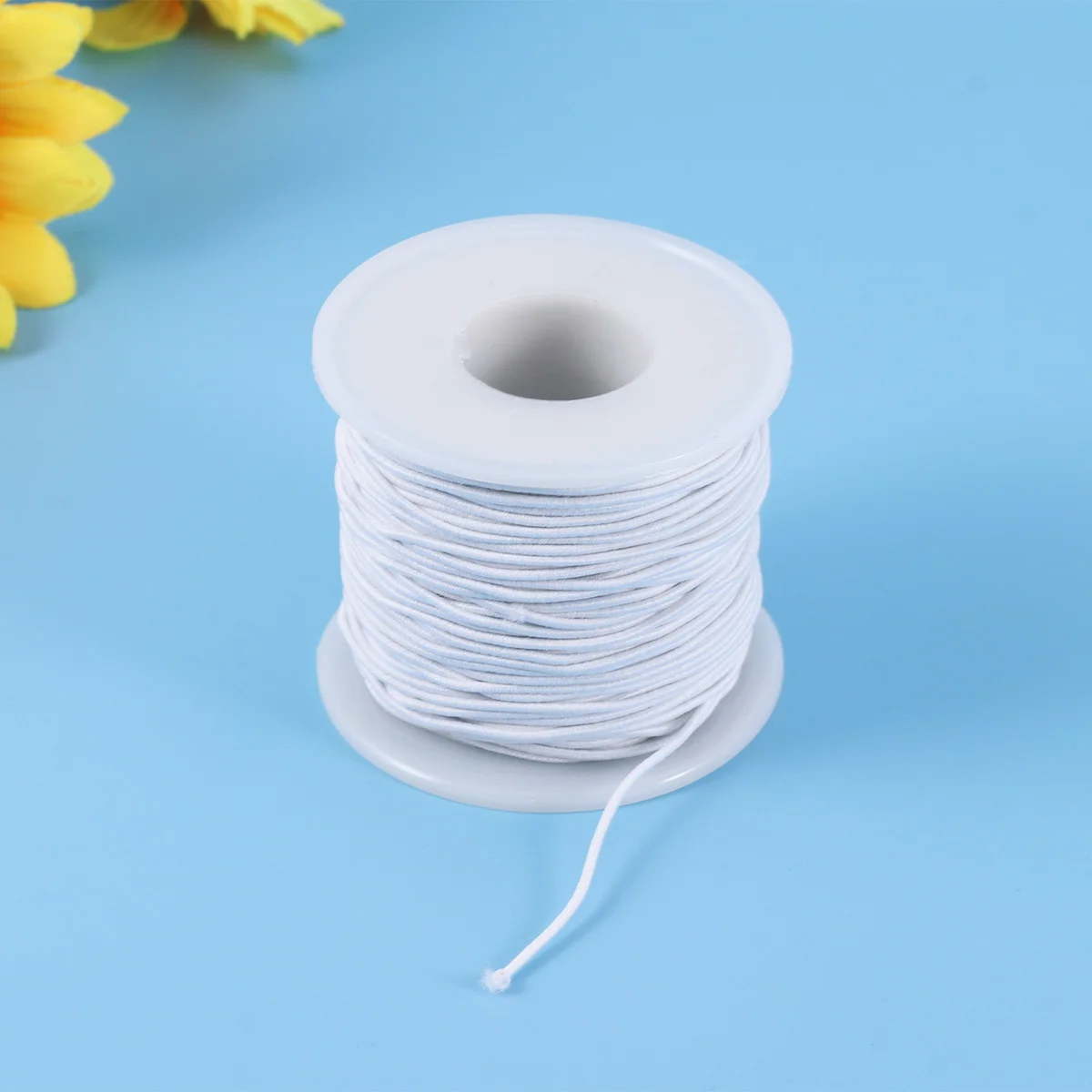 

Elastic Cord String Rope Spool Sewing Stretch Beading Stretchy Bands Braceletthread Roll Cords Knit Tie Earloop Rubber Ear Band