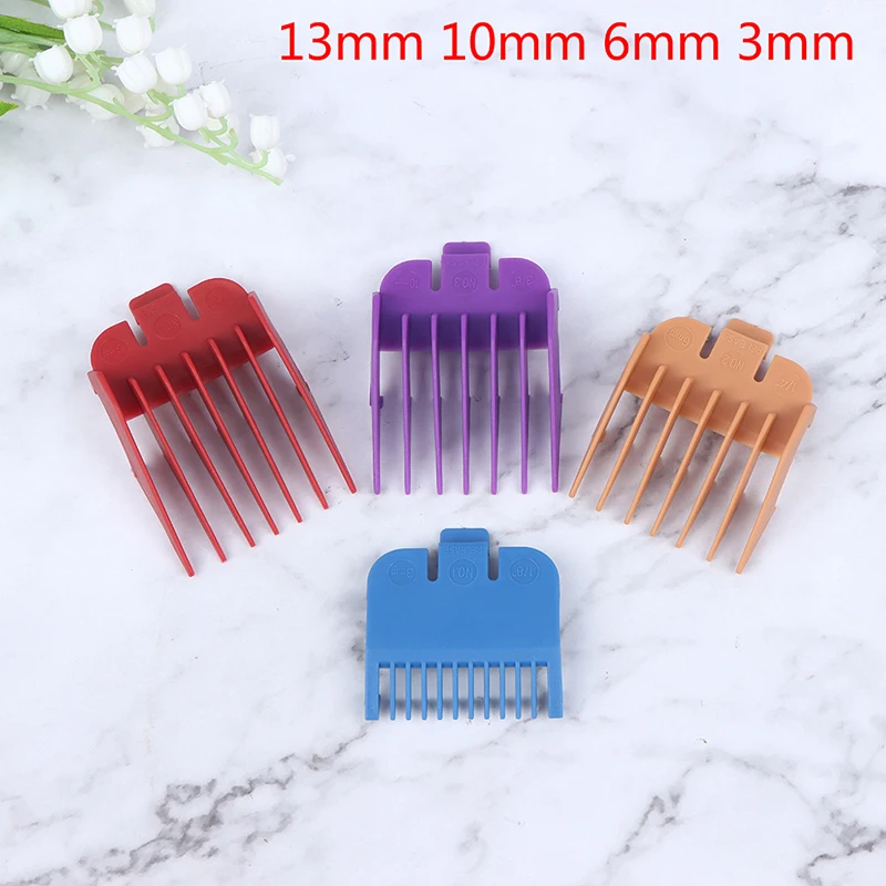 

4Pcs 3/6/10/13mm Hair Clipper Limit Comb Hairdresser Replacement Cutting Guide