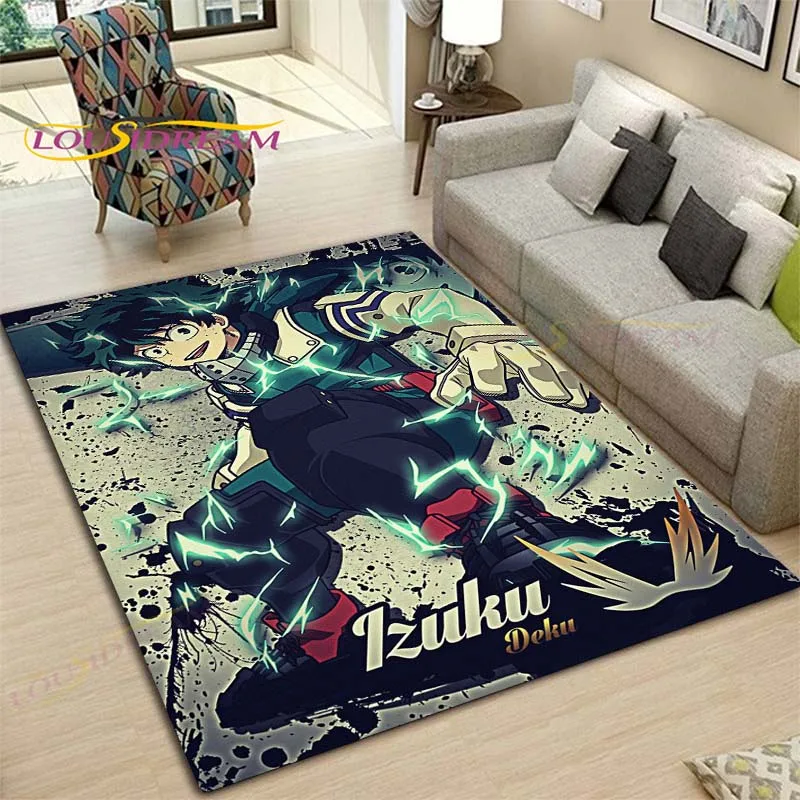 

My Hero Academia Pattern Floor Mat Door Mat Bathroom Non-slip Carpet Anime Carpet Printing Floor Mat Carpet