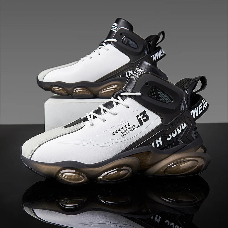 

Men's Basketball Shoes Breathable Cushioning Non-Slip Wearable Sports Shoes Gym Training Athletic Basketball Sneakers for Women