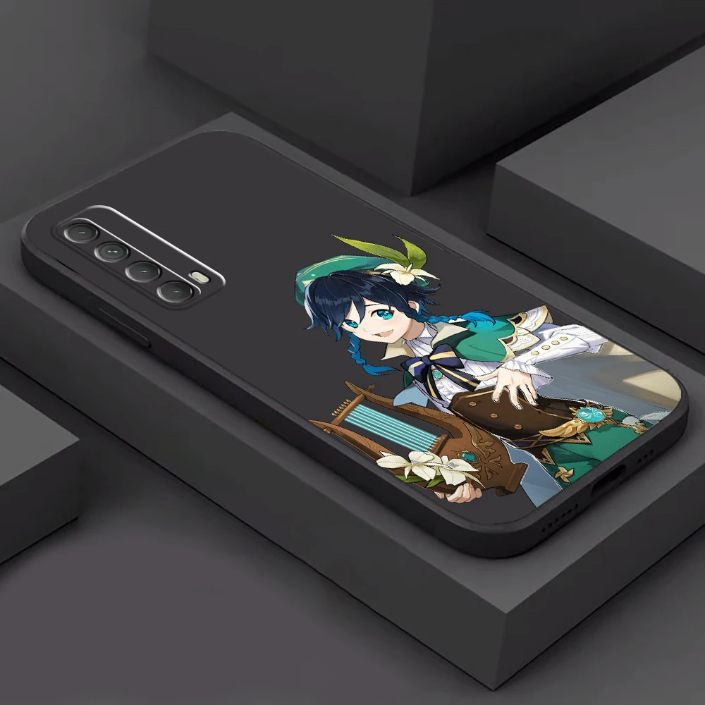 Игровой чехол для телефона Genshin Impact Project Huawei P Smart Z 2019 2021 P20 Lite Pro P30 P40 5G Carcasa |