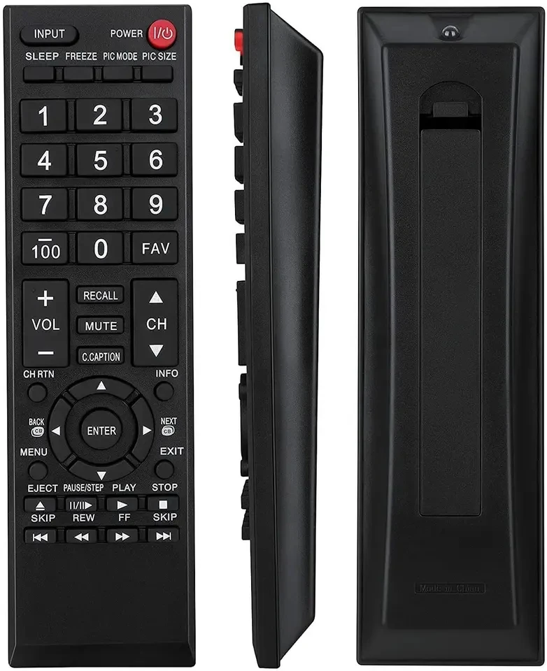 

CT-90325 Remote Control Portable Controller work For Toshiba LCD Smart TV remote control 55HT1U 55S41 19C100 39L1350U 50L2300U