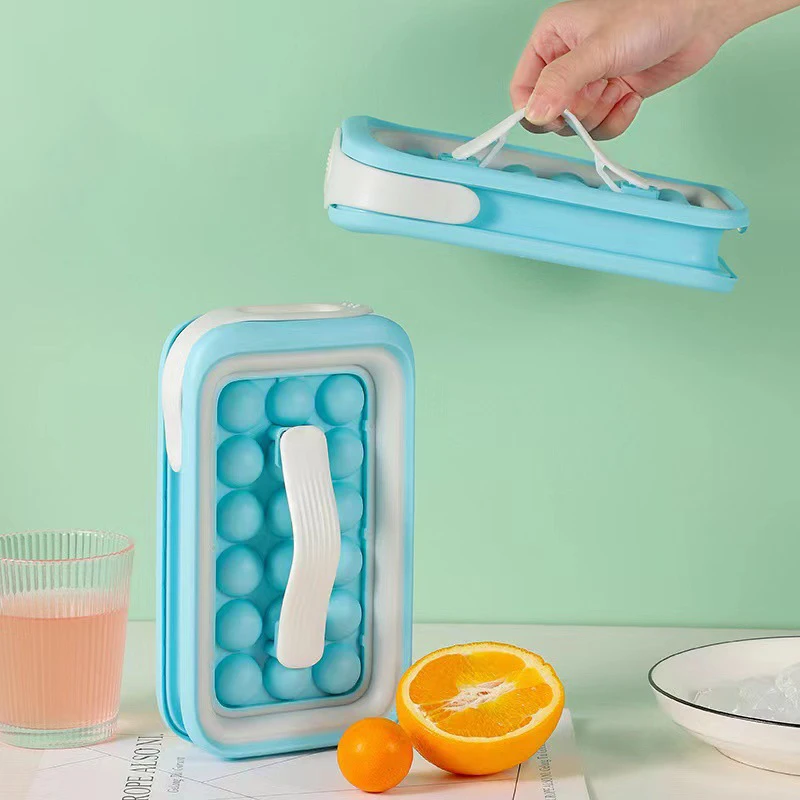 

18 Grid Ice Ball Maker Kettle Kitchen Bar Accessories Gadgets Creative Ice Cube Mold 2 In 1 Multi-function Container Pot Newest