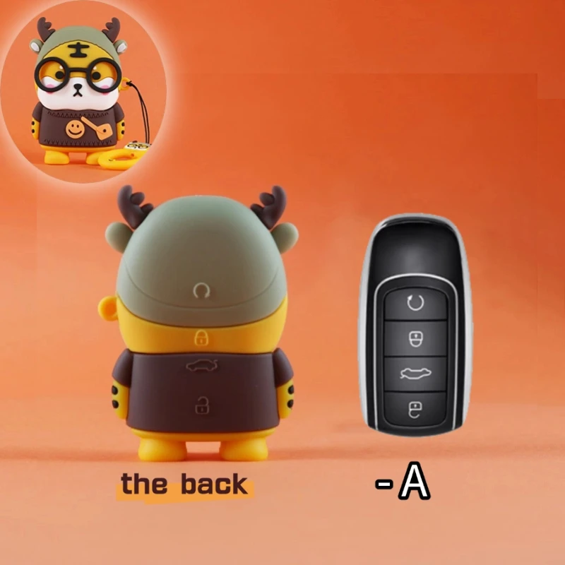 

Чехлы для автомобильных ключей с героями мультфильмов для Chery Tiggo 7 Pro 8 4 3 2 5X Amulet Fora QQ Arrizo Fulwin T11 A1 A3 A5 Аксессуары с мультяшным корпусом