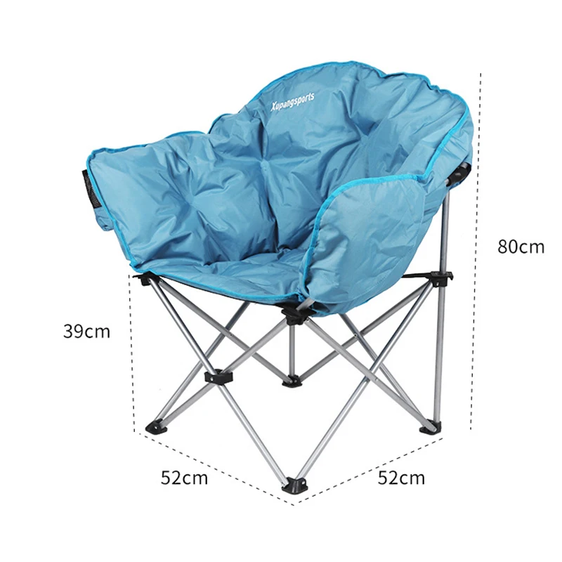 Outdoor Camping Folding Chair Max Load 150kg Fishing Portable Ultralight Beach Hiking Picnic Seat Home Office Bread |