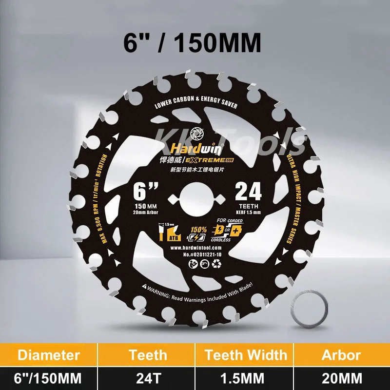 

Энергосберегающее литиевое пильное полотно 4/5/5,5/6/6,5/7,25 дюймов Энергоэффективный литиевый режущий диск для деревообработки Полотно циркулярной пилы