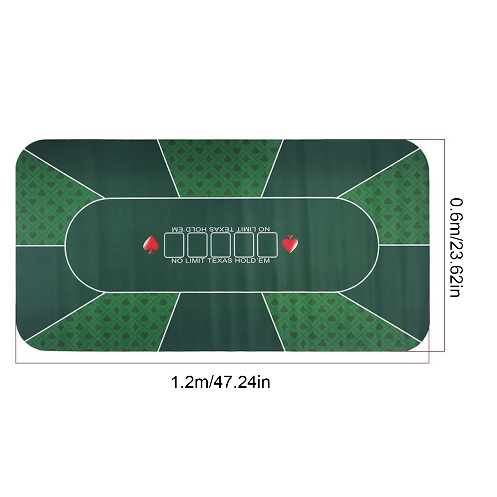 Роскошная замшевая резиновая скатерть 1 2 м для покера Техасского холдема с