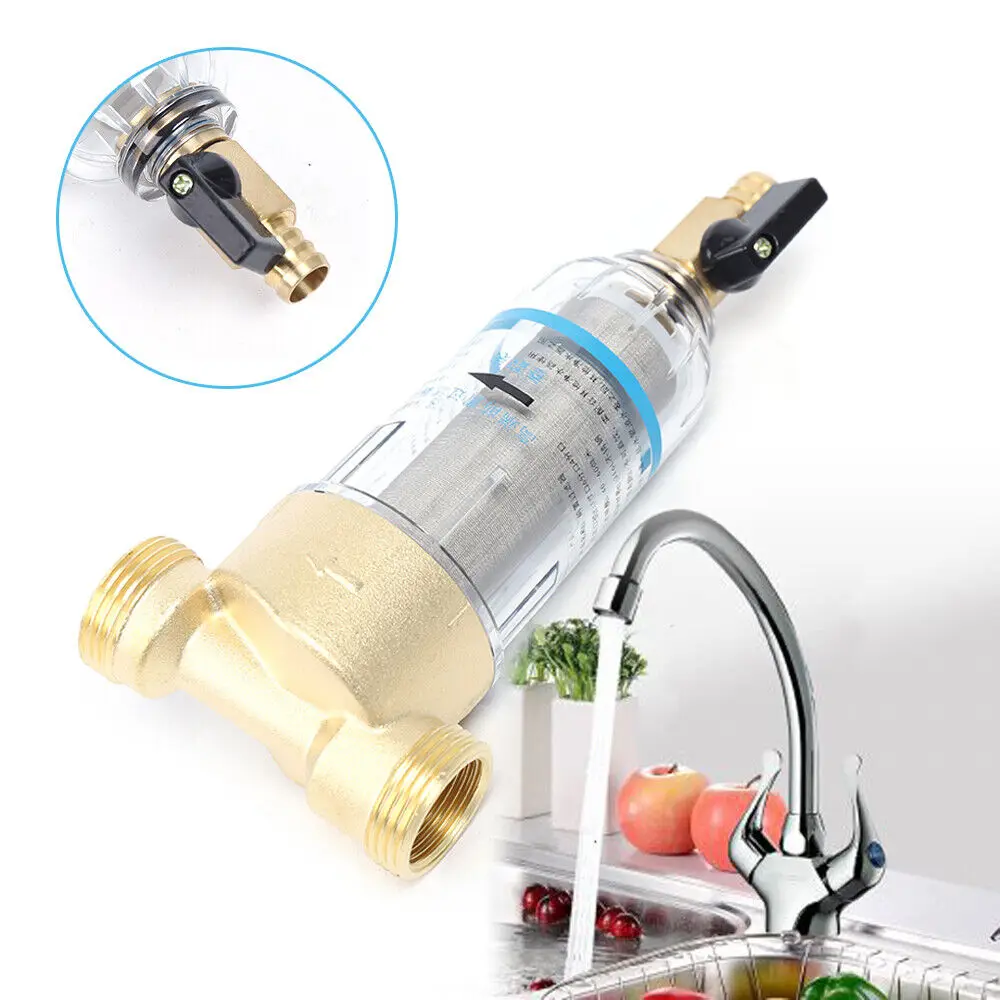 

Kitchen Tap Water Filter Home Purifier System 32mm Faucet Clean Prefilter Tool