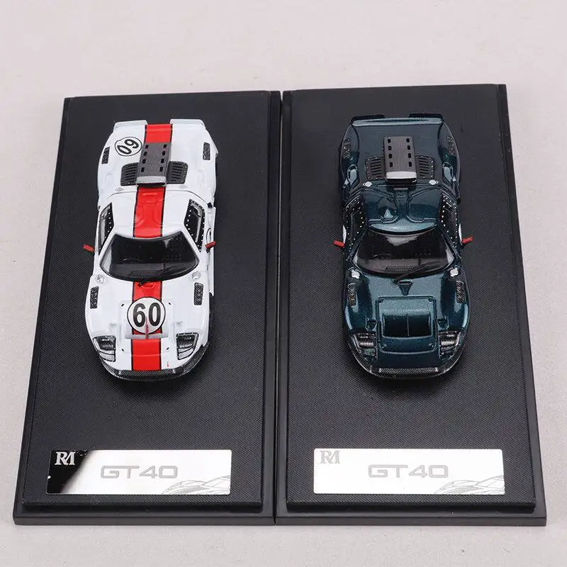 Фото Модель автомобиля Ford GT40 из литого под давлением сплава, масштаб 1:64, подарок для друзей на особых случаях, предмет коллекционирования для взрослых, украшение для дома. №4
