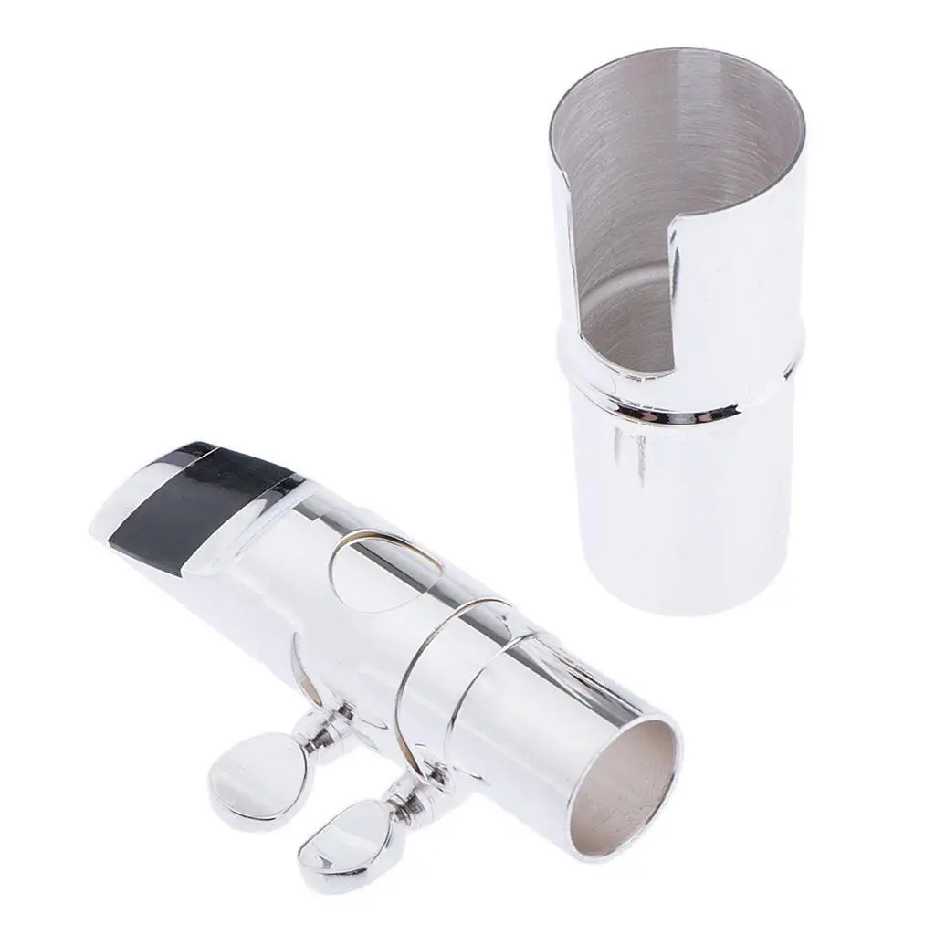 

Professional Tenor Alto Saxophone Sax Mouth Brass Mouthpiece Silver
