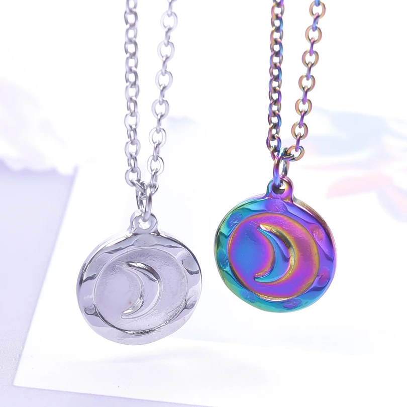 

Wicca подвеска в виде полумесяца солнца ожерелья для женщин винтажные готические мужские колье эстетический подарок на вечеринку ювелирные и...