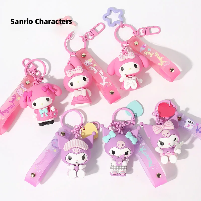 

Брелок Sanrieod в виде коричной шкуры, мультяшное аниме Моя Мелодия, милые аксессуары для сумки, декоративные игрушки, подарок