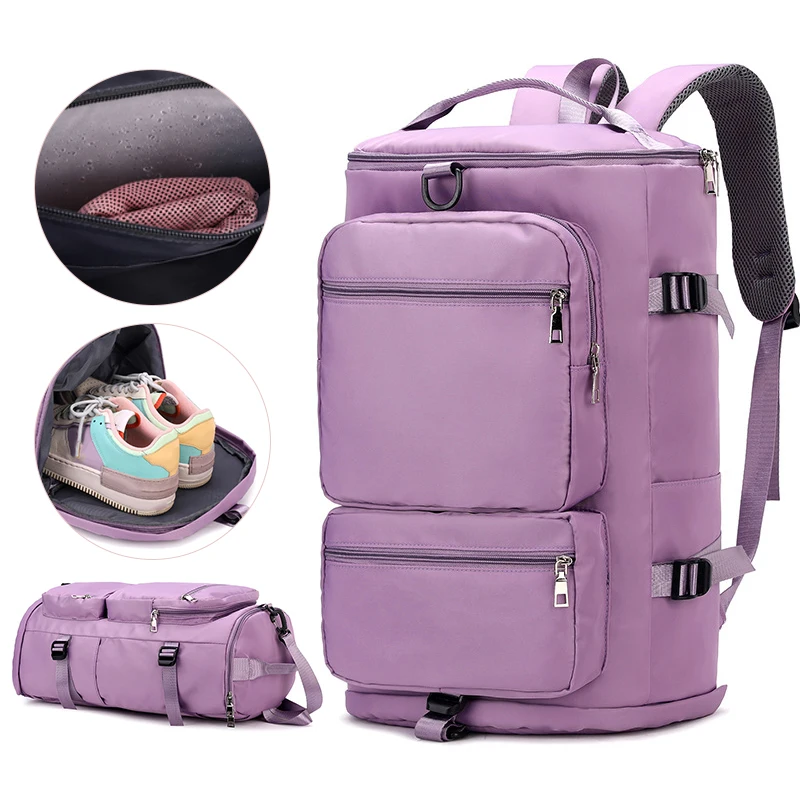 

Женский рюкзак для путешествий через плечо, сумка через плечо для выходных, вместительная сумка для багажа, спортивная сумка для занятий фитнесом и йогой XM124