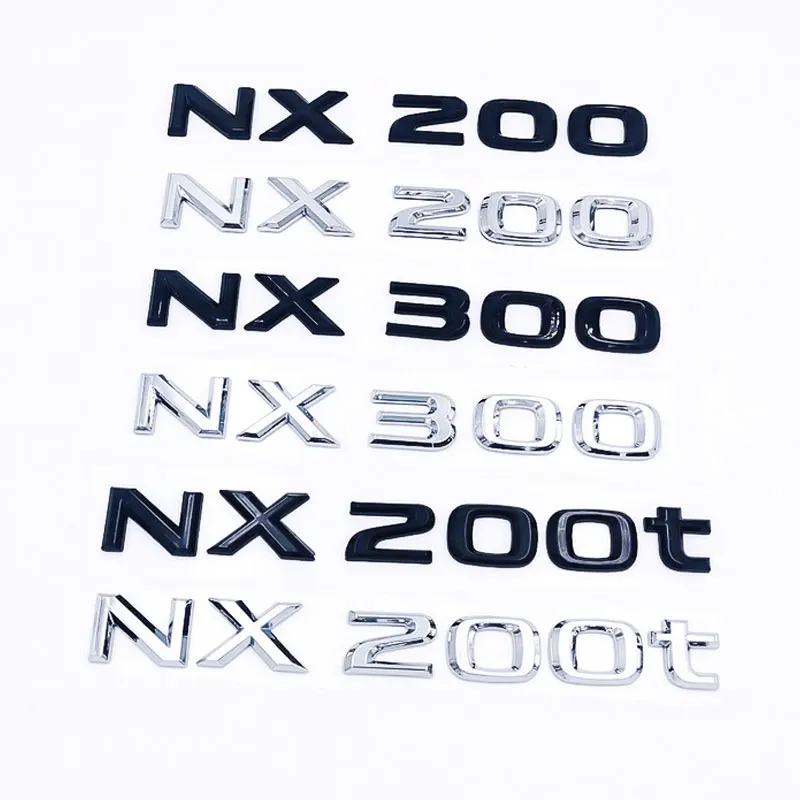 

Наклейки для автомобилей Lexus refit, наклейки на заднюю крышку багажника с объемом двигателя, декоративные наклейки с цифрами RX270, RX300, RX350, RX450h, RX200T, RX450hL