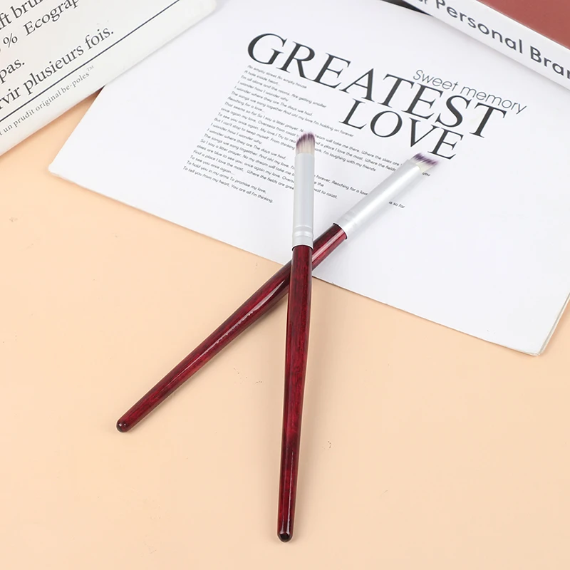

New Nail Art Brush Blooming Gradient Manicure Pen Red Wood Handle Gel Painting Pen Diy Nail Pen Painting Design Tool Set