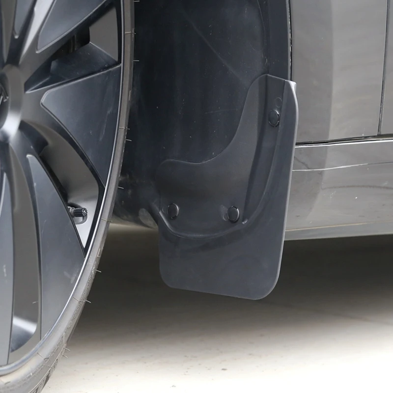 Обновленные щитки от грязи аксессуары для Tesla Model 3 Highland 2024 брызговики из ТПЭ + ПП