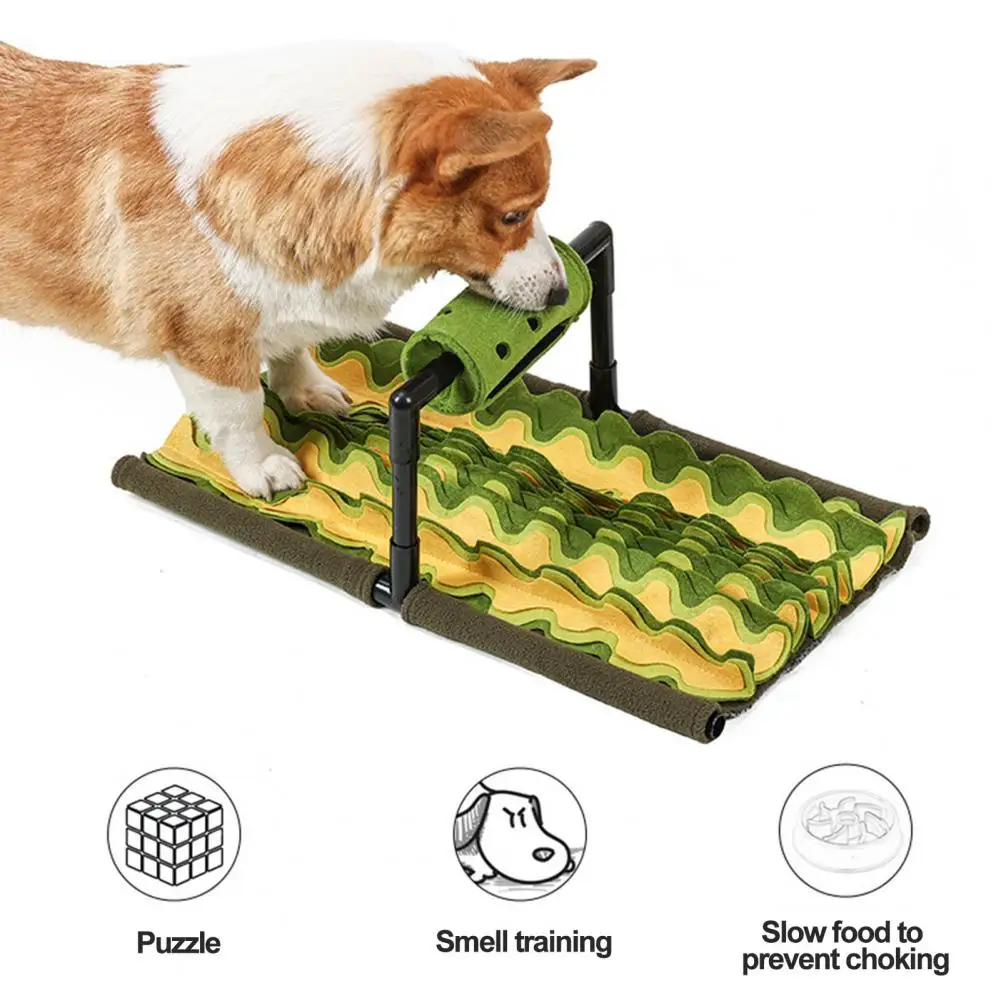 

Pet Puzzle Toy Mental Exercise Stress Relief Snuffle Mat Enhance Foraging Skills Promote Healthier Digestion Train Sensation