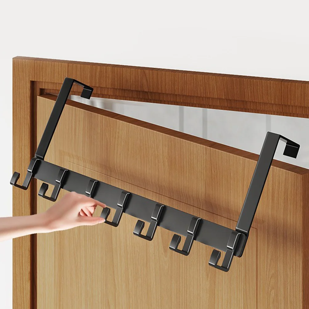 

Clothes Hangers Door Hook Hooks Hanging Even Towel Rack Clothing Coat Space Aluminum
