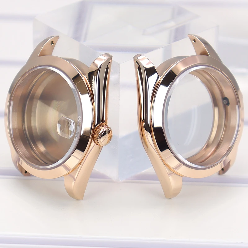 Корпус для часов Ms. из розового золота 36 мм/40 мм сапфировое стекло Seiko NH34 NH35 NH36/38