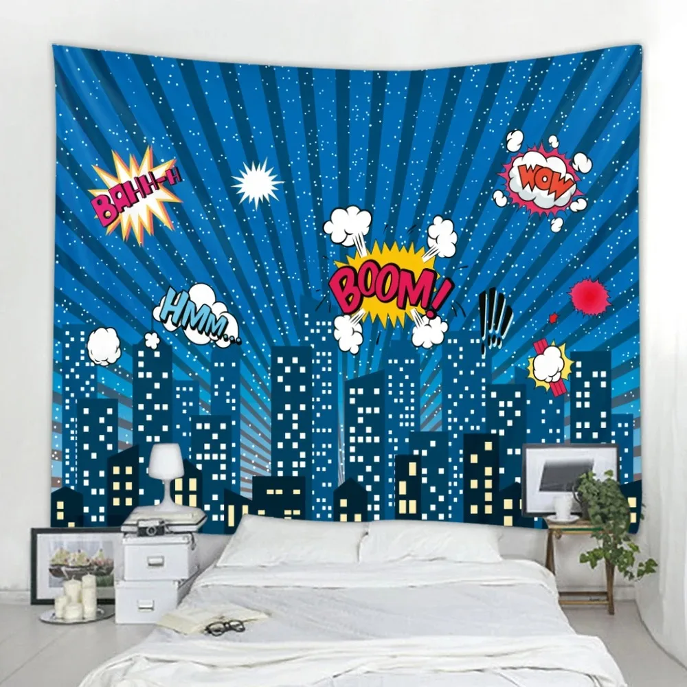 Висячая ткань в богемном стиле с картами Таро милый фон для комнаты домашний