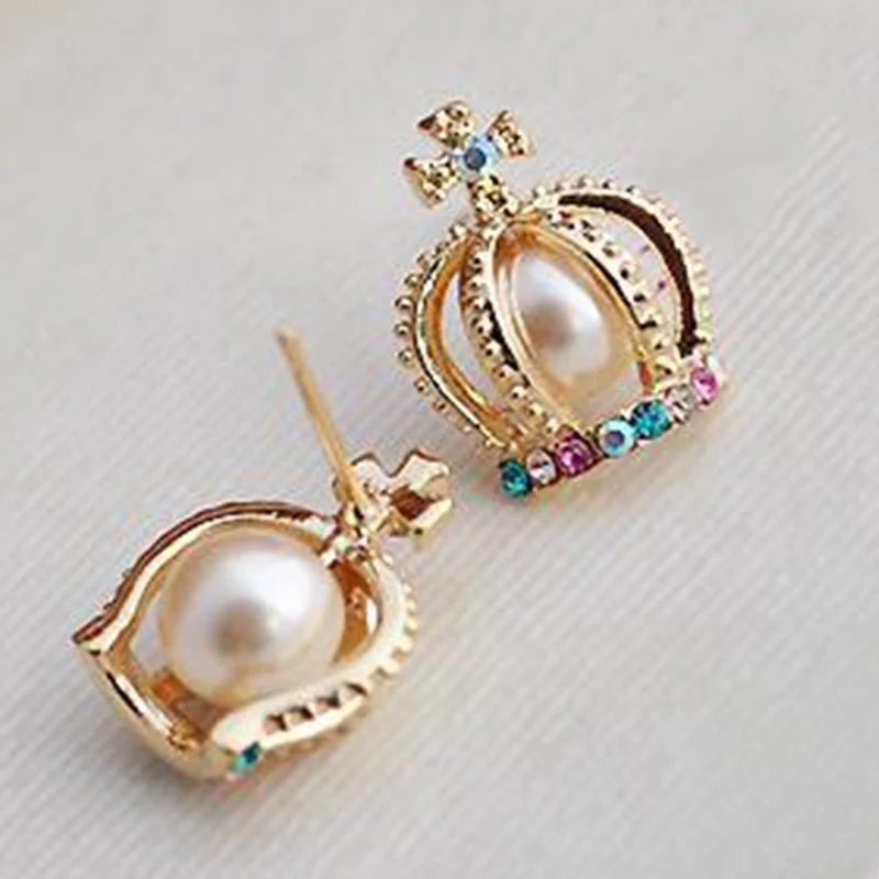 

Женские серьги-гвоздики в стиле ретро с имитацией жемчуга