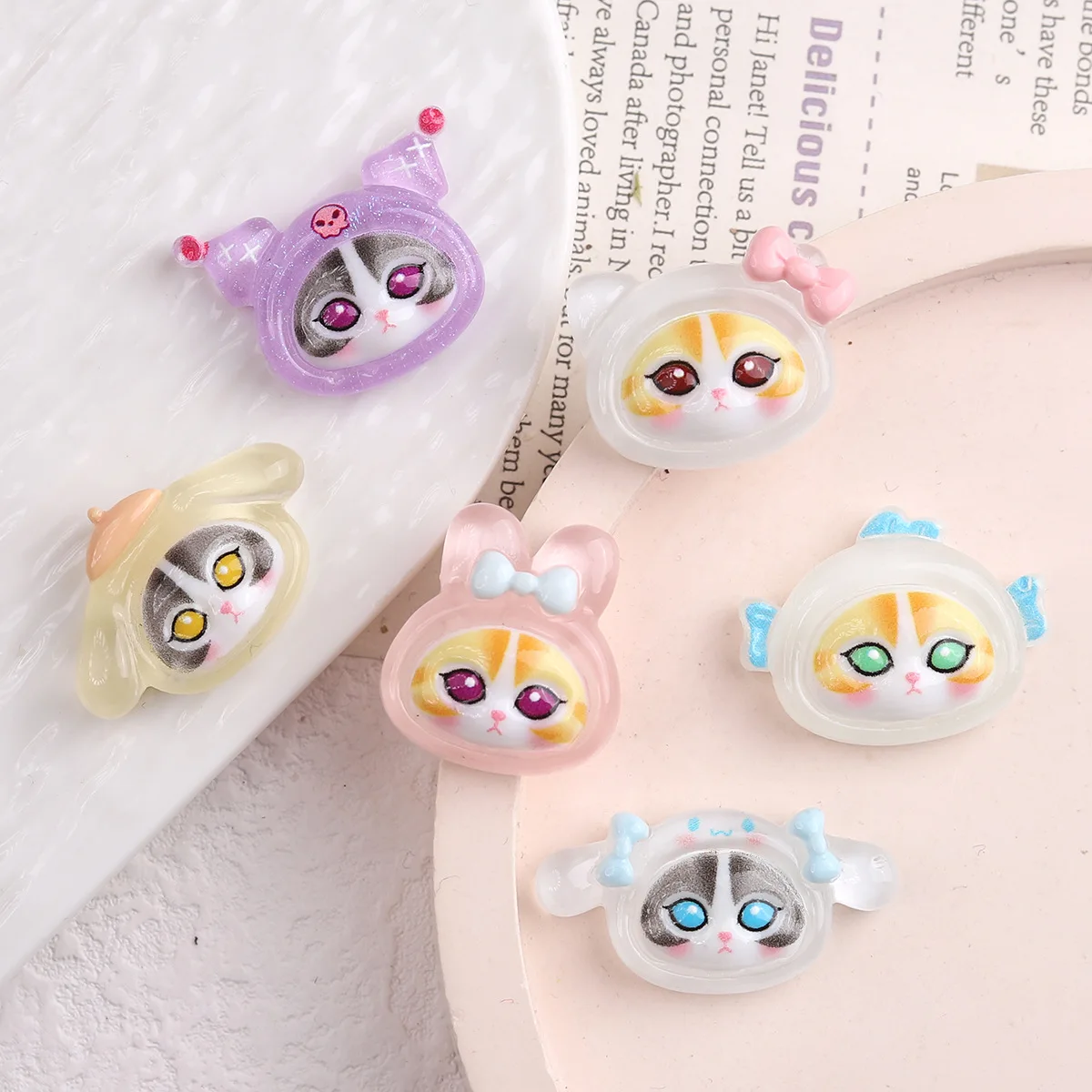 

Набор украшений из смолы Sanrio 100 шт.