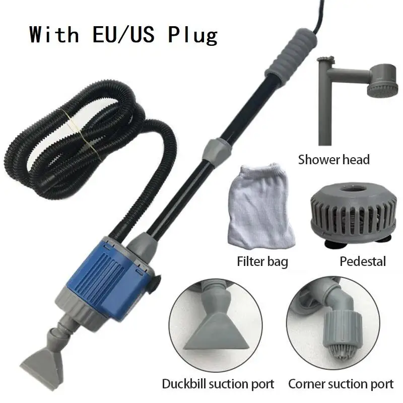 Электрический насос для замены воды в аквариум инструмент очистки аквариума