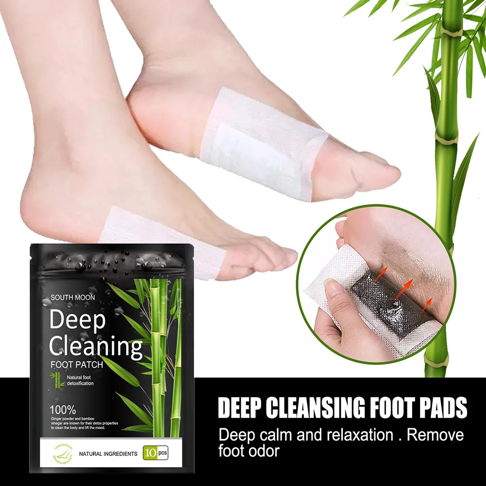 

10/20 шт., детоксикационные патчи для ног