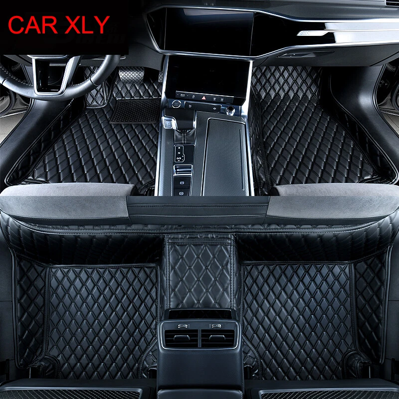 Custom Car Fußmatten für FORD Focus C-MAX Fusion Mondeo Explorer Mondeo Taurus Mustang GT Kuga Innen Zubehör