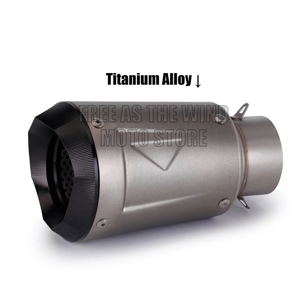 Универсальный 51 мм 60 AR мотоциклетный глушитель Escape для Kawasaki Yamaha Honda Ktm Bmw ETC