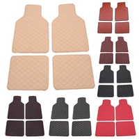 car floor mats for suzuki samurai santana sj410 sj413 splash super carry swace leather rugs interior parts auto accessories 4pcs