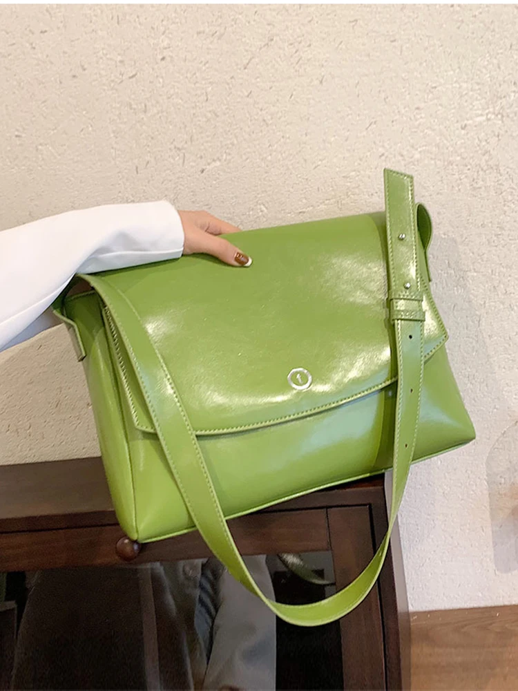 

Large Capacity Handbags Pu Leather Shoulder Bags for Women Tote Design Solid Simple Fashion Women's Bag Crossbody Totes Handbag