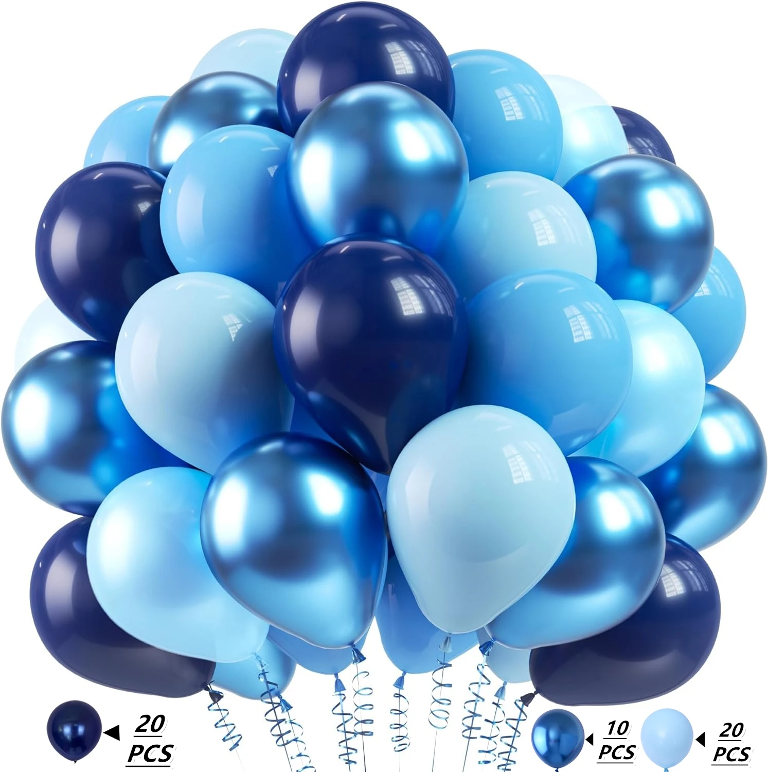 

Разноцветные воздушные шары 10/12 дюймов