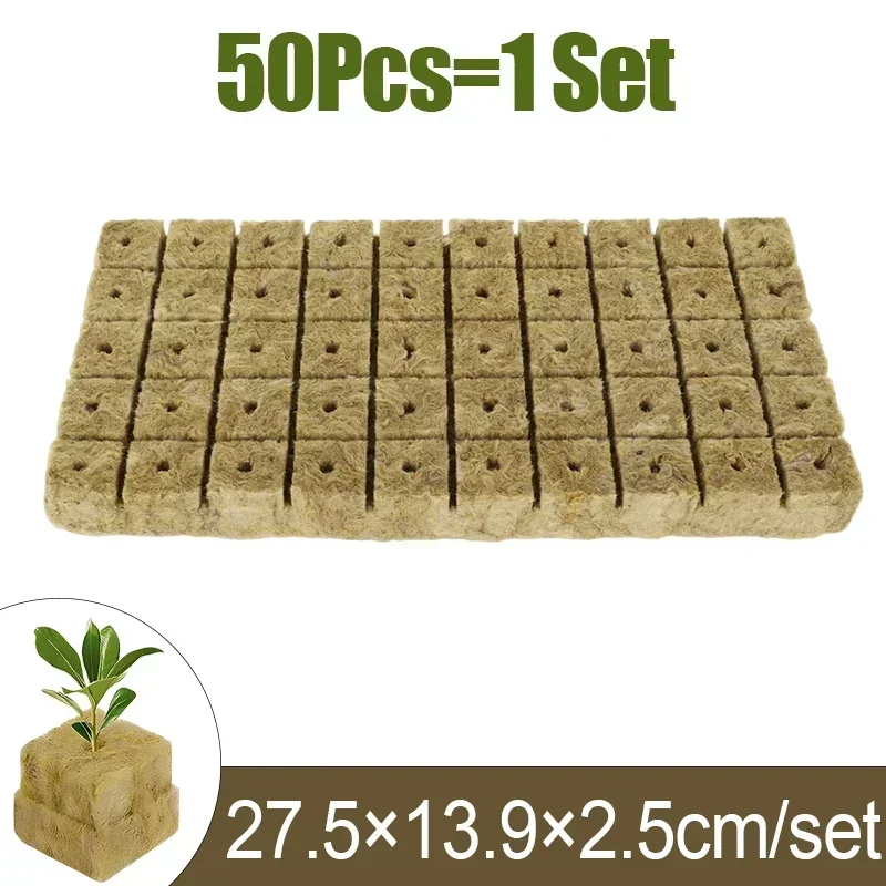 

Кубики для рассады из роквола 50/100 шт