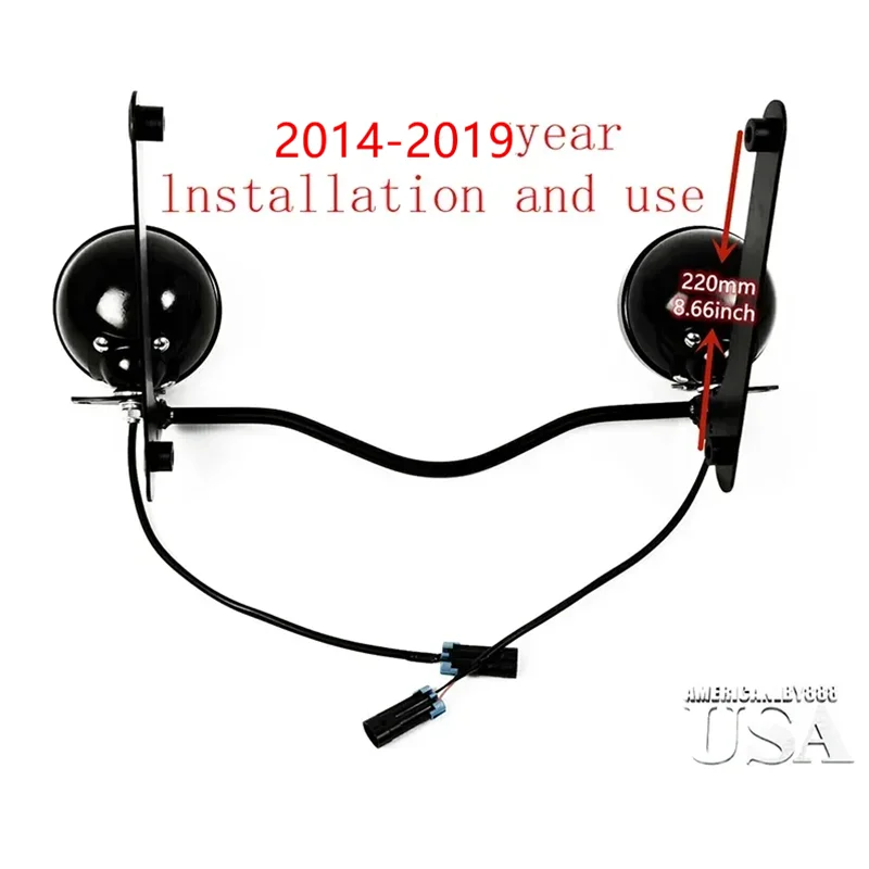 

Комплект вспомогательных светодиодных фар (противотуманные фары) для Indian Chief, Dark Horse, Classic, Springfield, Vintage 2014-2024