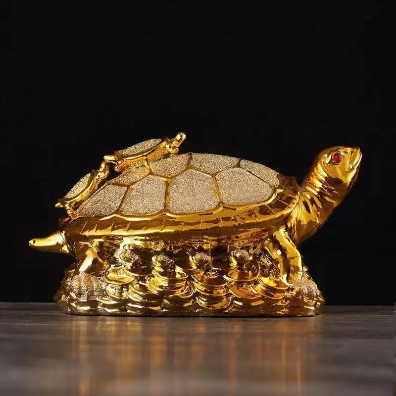 Китайская фотография черепаха гладкий парусник дракон лодка офисные настольные