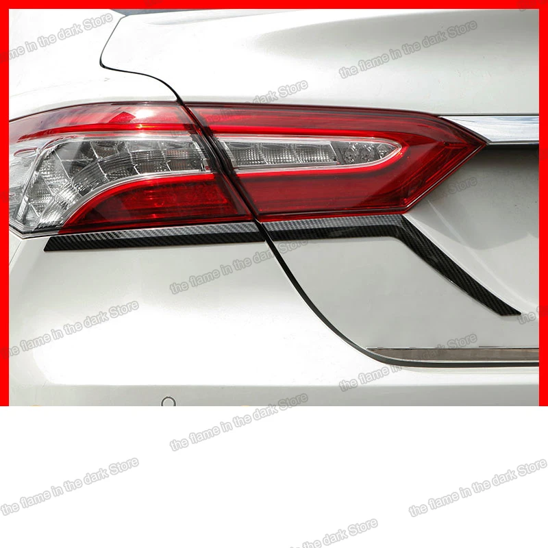 Углеродное волокно Abs Автомобильный задний фонарь рамка планки для toyota camry 2019 2020