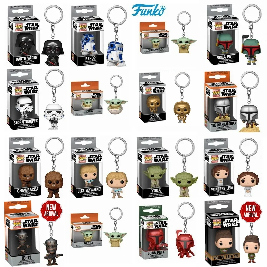 FUNKO POP Звездные войны Новый Юн Лейя с Лолой IG-11 Скайуокер Чубакка R2-D2 Дарт Вейдер Str