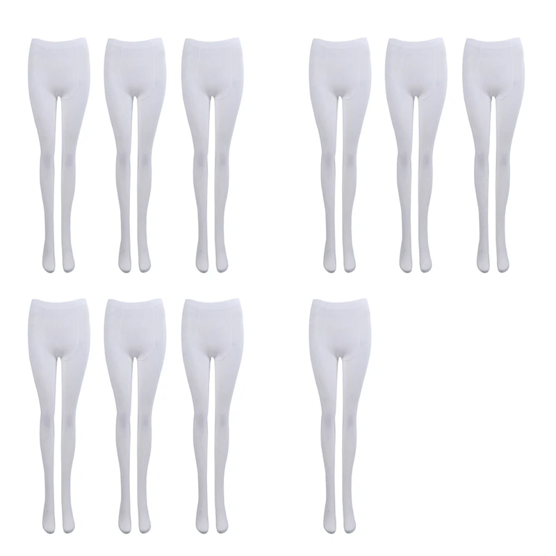 

10X White Tender Solid Color Velvet Pantyhose For Women